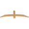 Ekena Millwork Bellingham Timber Gable Bracket, Western Red Cedar, 48"W x 16"H x 1 1/2"D x 3 1/2"F, 8/12 Pitch GBW048X16X0204BEL00SWR - alternate 2